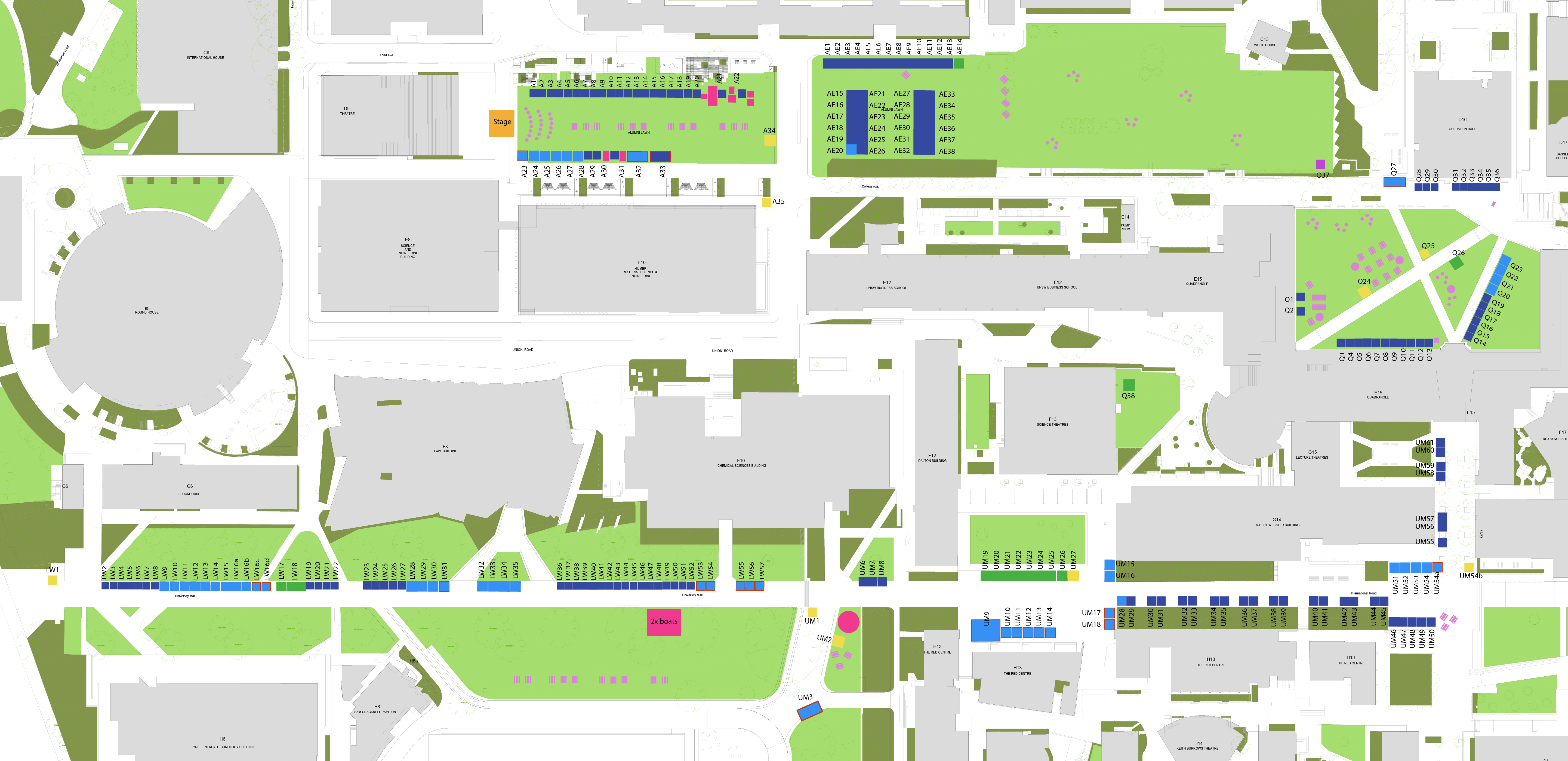 O-Week 2025 Site Map